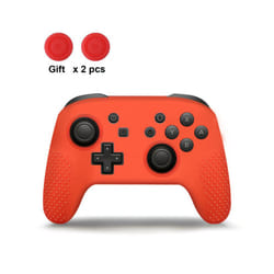 DATA FROG Soft Silicone Case for Switch Pro Gamepad Silicon Envelope Protective Skin Wrap for Switch Pro Joystick - red
