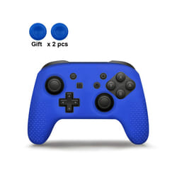DATA FROG Soft Silicone Case for Switch Pro Gamepad Silicon Envelope Protective Skin Wrap for Switch Pro Joystick - blue