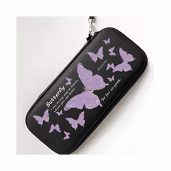Butterfly Nintendo Switch Storage Bag With Handle Protective Case Box For Switch Controller Portable Travel Gamepad Carrying - Black