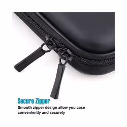 Portable Switch OLED Carrying Case Hard EVA Storage Bag Protective Cover + Card Slot Compaitble Nintendo Switch Game Accessories - Black