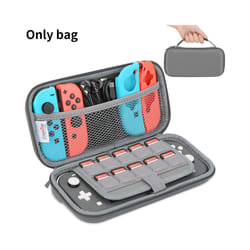 Carrying Case Compatible with Nintendo Switch Lite, Portable Nintendo Switch Lite Bag for Switch Lite with Storage - Silver