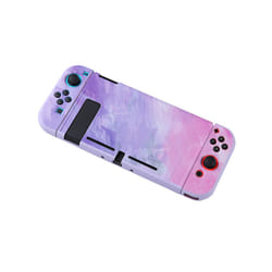 Protective Shell NS Switch Game Host Console TPU All-inclusive Soft Cover Protection Case Pouch For Nintendo Switch Accessories - Fuchsia