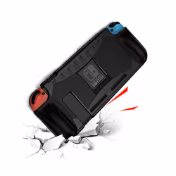 for Nintendo Switch Silicone TPU Protection Cover Case Shock Proof Shell Ergonomic Handle Grip For Nintend Switch NS Accessories - Black