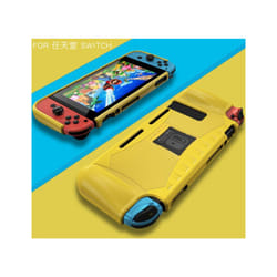 for Nintendo Switch Silicone TPU Protection Cover Case Shock Proof Shell Ergonomic Handle Grip For Nintend Switch NS Accessories - Yellow