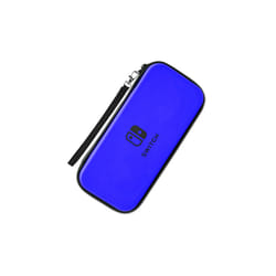 For Nintendo Switch Storage Bag Luxury Waterproof Mesh Pocket Case for Nitendo Nintendo Switch NS Console Joycon Game Accessory - Dark Blue