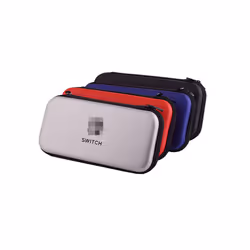 For Nintendo Switch Storage Bag Luxury Waterproof Mesh Pocket Case for Nitendo Nintendo Switch NS Console Joycon Game Accessory - Brick Red