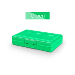 Game Card Storage Holder Case for Nintend Switch and lite 24 Cartridge Slots Game Card Storage Box for Micro SD Memory Cards - 24 in 1 Green