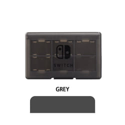 Game Card Storage Holder Case for Nintend Switch and lite 24 Cartridge Slots Game Card Storage Box for Micro SD Memory Cards - GRAY