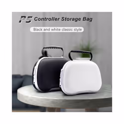 Hard Shell EVA Gamepad Carry Case For PS5/Xbox One 360/PS4 Protective Bag For Nintendo Switch Pro/PS3/Xbox Series X Gamepad - Black