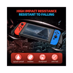 Nintend Switch Hand Grip Replaceable Protective Stand Holder Switch Oled Case Handheld Bracket Telescopic Handle Shell - black no fingerstall