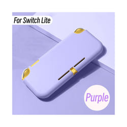 Pure Color Case For Nintendo Switch Lite Game Console TPU Soft Cover Case for NS Switch Lite Shell Good Protection Washable - Purple