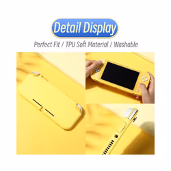 Pure Color Case For Nintendo Switch Lite Game Console TPU Soft Cover Case for NS Switch Lite Shell Good Protection Washable - Purple