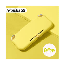 Pure Color Case For Nintendo Switch Lite Game Console TPU Soft Cover Case for NS Switch Lite Shell Good Protection Washable - Yellow