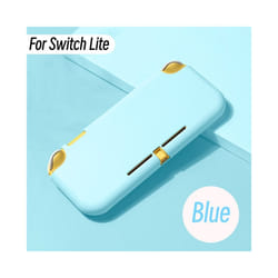 Pure Color Case For Nintendo Switch Lite Game Console TPU Soft Cover Case for NS Switch Lite Shell Good Protection Washable - Blue