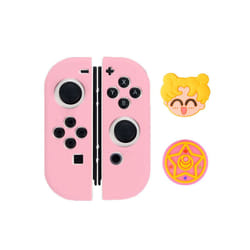 Soft Silicone Case For Nintendo Switch Oled Joycon Controller Protective Cover Gamepad Joystick Thumb Stick Grip Cap Protector - 46