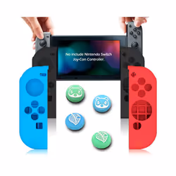 Soft Silicone Case For Nintendo Switch Oled Joycon Controller Protective Cover Gamepad Joystick Thumb Stick Grip Cap Protector - 7