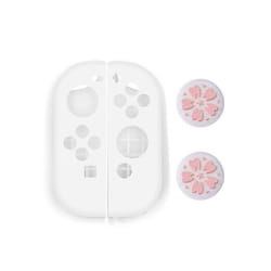 Soft Silicone Case For Nintendo Switch Oled Joycon Controller Protective Cover Gamepad Joystick Thumb Stick Grip Cap Protector - 24