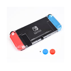 DATA FROG Transparent Protective Case Compatible-Nintendo Switch Hard Shell Protector Cover Skin For Nintendo Switch Accessories - Transparent