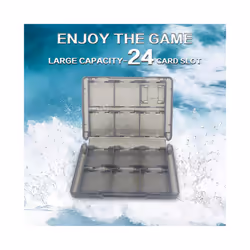 DATA FROG 24 In 1 Portable Game Cards Case Compatible-Nintendo Switch Game Memory SD Card Holder For Switch Lite Switc - For NS Switch White, Bundle 1
