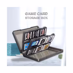 DATA FROG 24 In 1 Portable Game Cards Case Compatible-Nintendo Switch Game Memory SD Card Holder For Switch Lite Switc - For NS Switch Black, Bundle 1