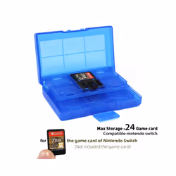 DATA FROG 24 In 1 Portable Game Cards Case Compatible-Nintendo Switch Game Memory SD Card Holder For Switch Lite Switch - For ...