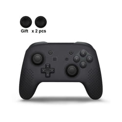 DATA FROG Anti-slip Soft Silicone Case For Switch Pro Controller Gamepad Rubber Skin Case Joystick Grips Caps For Switch - Black