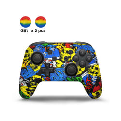 DATA FROG Anti-slip Soft Silicone Case For Switch Pro Controller Gamepad Rubber Skin Case Joystick Grips Caps For Switch - GRAY