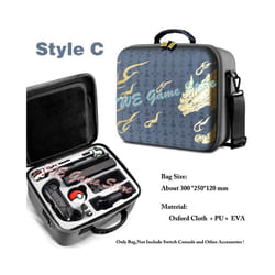 Deluxe Cute Bag for Nintend Switch Portable Protective Hard Carrying Box Soft Lining Nintendo Switch Case Console & Accessories - Style C