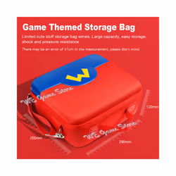 Deluxe Cute Bag for Nintend Switch Portable Protective Hard Carrying Box Soft Lining Nintendo Switch Case Console & Accessories - Style A