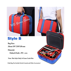 Deluxe Cute Bag for Nintend Switch Portable Protective Hard Carrying Box Soft Lining Nintendo Switch Case Console & Accessories - Style B