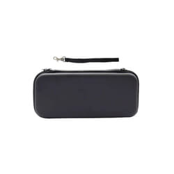 Portable NS Mini Hard EVA Carrying Case Shockproof PU Cover Storage Bag Compatible Nintnedo Switch Lite Game Console Accessories - Black