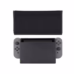 Switch OLED Dustproof Case Mesh Stopper Console Dock Dust Filiter Cover Sleeve Net Compatible Nintendo Switch Game Accessories - Black