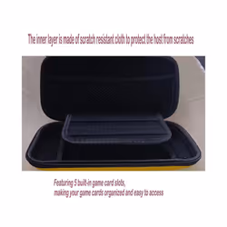 Switch Lite Game Console Package Protection Pack&Swich  NS game console storage bag, Button protection hard shell bag - Black