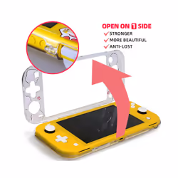 DATA FROG Cute Pink Switch Hard Protective Case Compatible-Nintendo Switch Lite Animal For NS Lite Kawaii Game Accessories - Transparent Cat, Bundle 2
