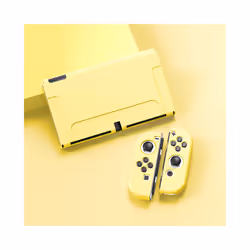 Fundas Carcasa For Nintendo Swich Swith Joy Con Joycon Accessory Game Protection Case Cover Capa Etui Shell - For OLED Yellow