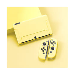 Fundas Carcasa For Nintendo Swich Swith Joy Con Joycon Accessory Game Protection Case Cover Capa Etui Shell - For OLED Yellow