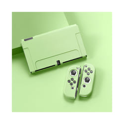Fundas Carcasa For Nintendo Swich Swith Joy Con Joycon Accessory Game Protection Case Cover Capa Etui Shell - For OLED Green