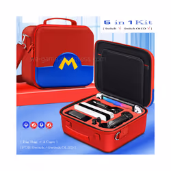 Game Console Accessories Travel Carrying Case for Nintendo Switch OLED NS SwitchOLED Storage Pouch Shoulder Bag Game Cards - ...