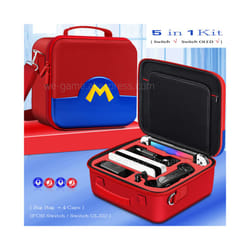 Game Console  Accessories Travel Carrying Case for Nintendo Switch OLED NS SwitchOLED Storage Pouch Shoulder Bag Game Cards - Big Bag A