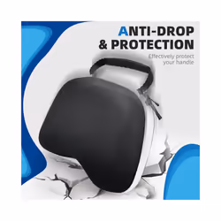DATA FROG EVA Travel Gamepad Bag Universal For PS5 Controller Joystick Protector For PS4/PS3/Xbox Series X/Switch Pro/Xbox - white