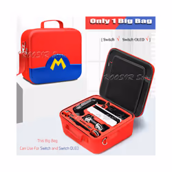 New Nintendoswitch Big Storage Pouch Cute Case Travel Suitcase Nitendo Console Shoulder Bag Tote Cover For funda Nintendo - O ...