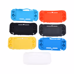 For funda Nintendo switch lite silicone cover Fully wrapped protective case NS Lite Protective Cover Integrated Protective - Red