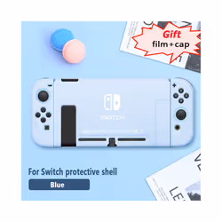For Nintendo Switch Protective Case Film Rocker Cap Handle Case NS Accessories For Switch Base Hard Case Skin-friendly Gradie ...