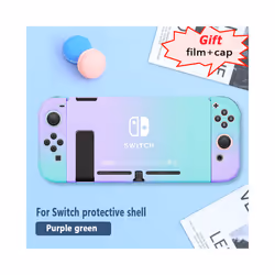 For Nintendo Switch Protective Case Film Rocker Cap Handle Case NS Accessories For Switch Base Hard Case Skin-friendly Gradie ...