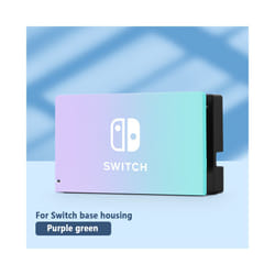 For Nintendo Switch Protective Case Film Rocker Cap Handle Case NS Accessories For Switch Base Hard Case Skin-friendly Gradient - B PurpleGreen