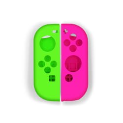 For Switch Joycon Handle Silicone Case for Switch Silicone Set for Switch Case for Nintendo Switch Console Shell Replacement - Green Rose Red