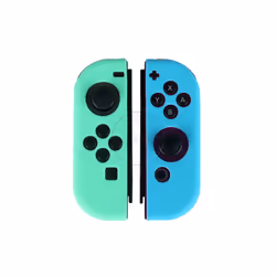 For Switch Joycon Handle Silicone Case for Switch Silicone Set for Switch Case for Nintendo Switch Console Shell Replacement - Blue Red