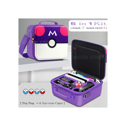For Nintendo Switch OLED Storage Carrying Case Nintendo Switch Zelda Tears of The Kingdom Theme Hard Cover Shell Shoulder - Big Bag D
