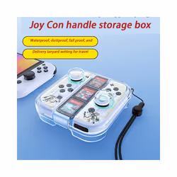Joycon storage box with wearable case for storing Nintendo switch handle protective case ns game console transparent box - Re ...