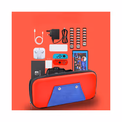 Portable Storage Bag for Nintendo Switch Waterproof Case Hard Shell NS Console Nintend Switch Carrying Case - Red